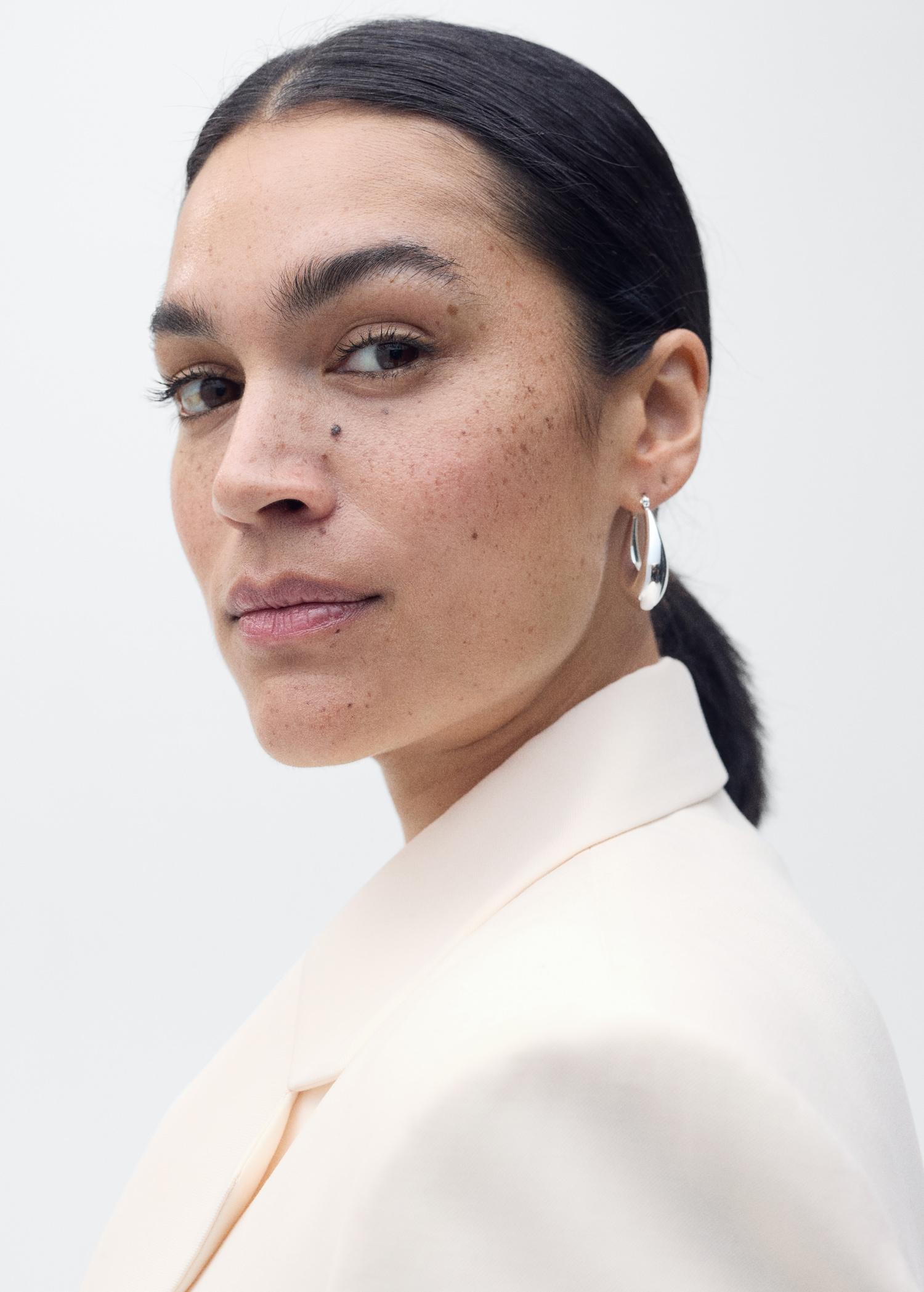 Straight-fit suit jacket - Women | MANGO USA Product Image