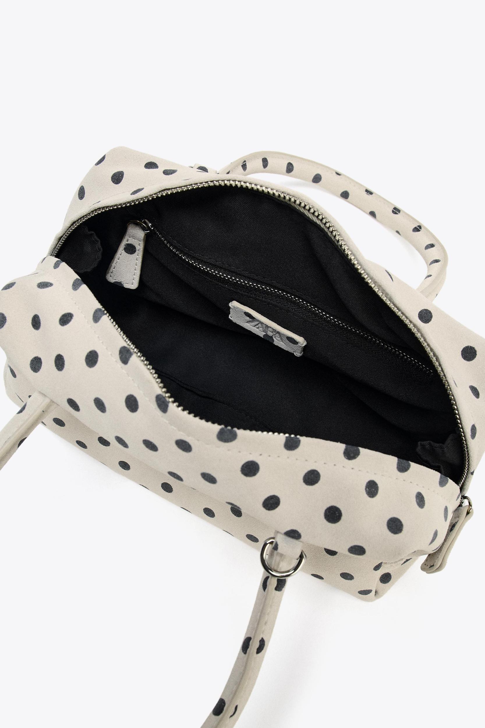 PRINTED SPLIT LEATHER BOWLING BAG Product Image