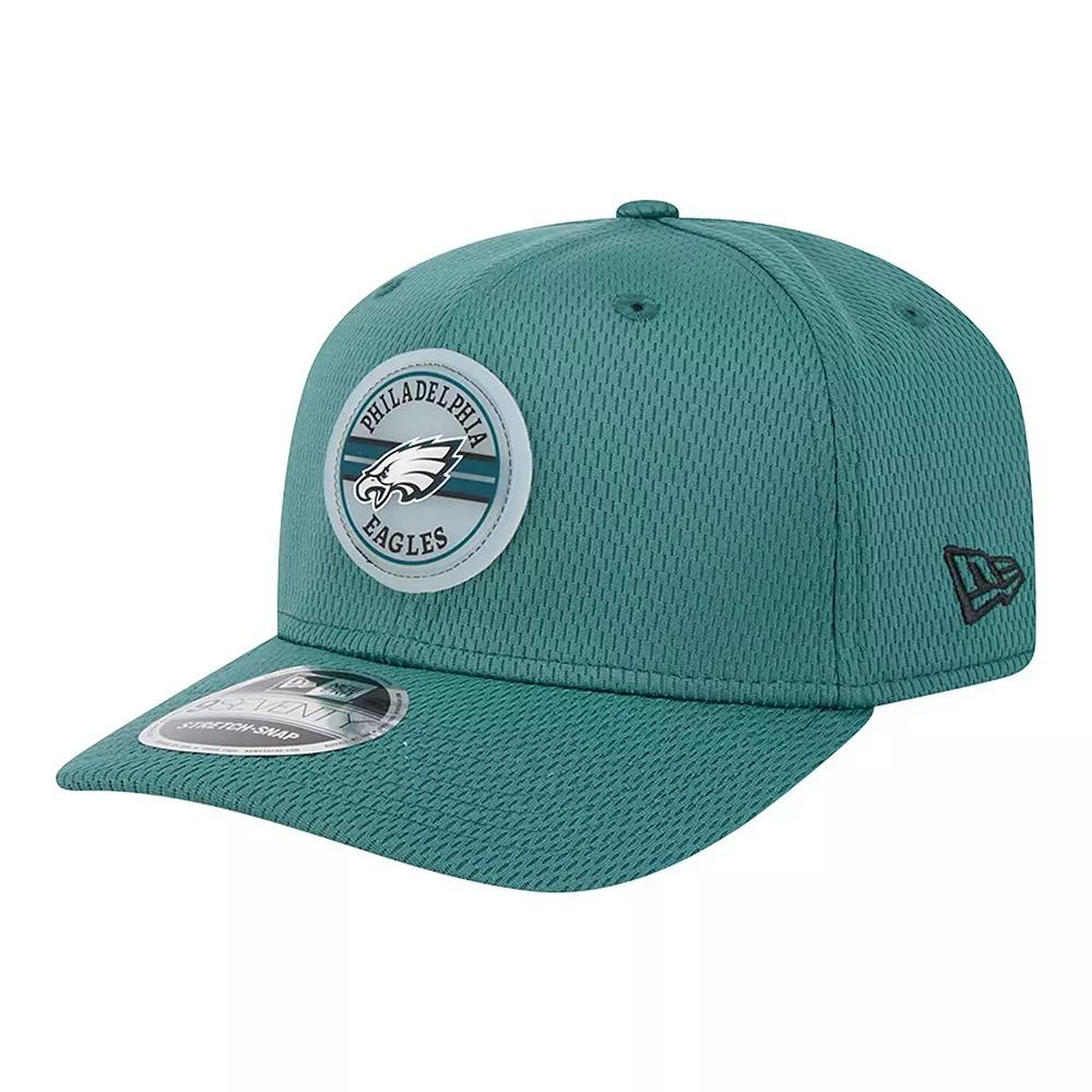 Men's New Era Midnight Green Philadelphia Eagles Adventure Patched 9SEVENTY Stretch-Snap Adjustable Hat Product Image