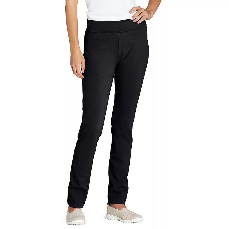 Petite Lands' End Starfish Slim Cut Pull-On Pants, Women's,  Product Image