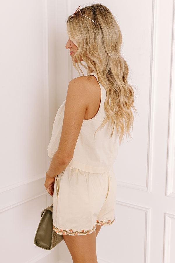 Villa Garden Embroidered Top Product Image