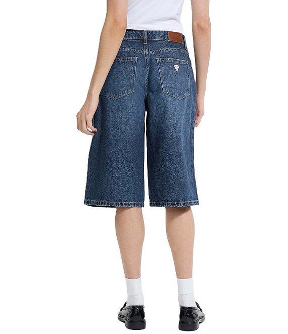 Guess Baggy Distressed Denim Shorts Product Image