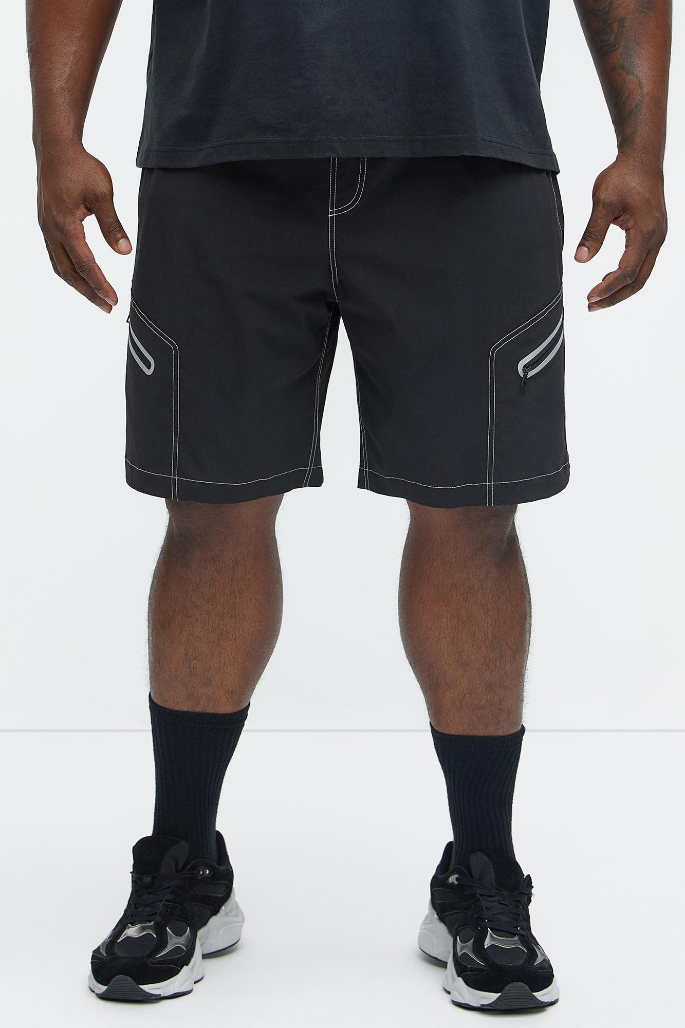 Snap Up Tech Shorts - Black Product Image