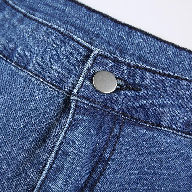 High Waist Seam-Front Boot-Cut Jeans Product Image