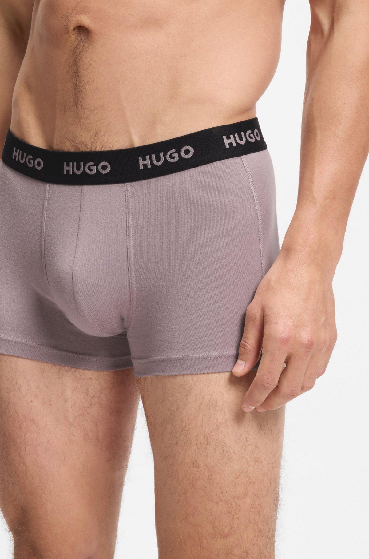 Three-pack trunks with jacquard logo waistband Product Image