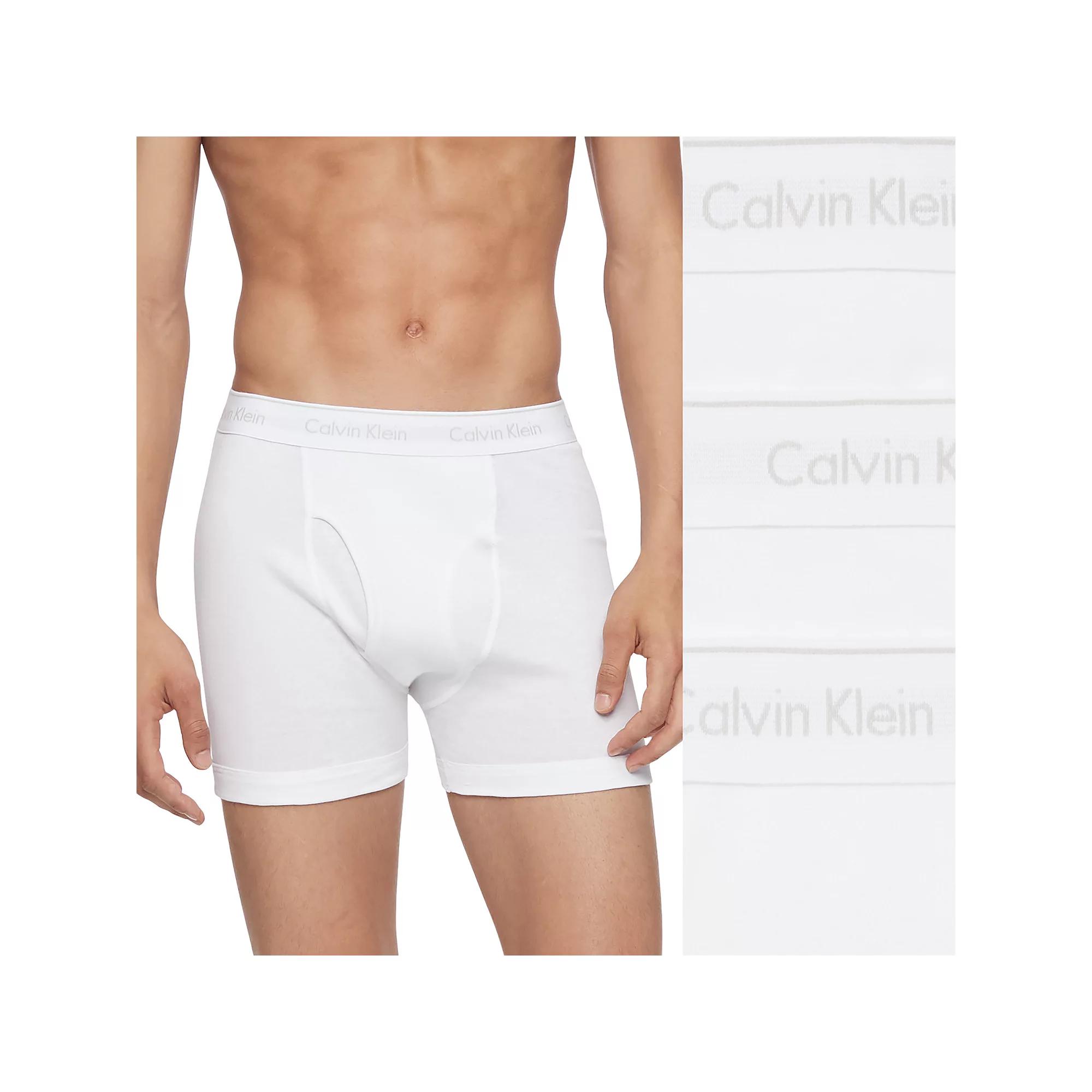 Mens Calvin Klein 3-Pack Cotton Classics Boxer Briefs Product Image