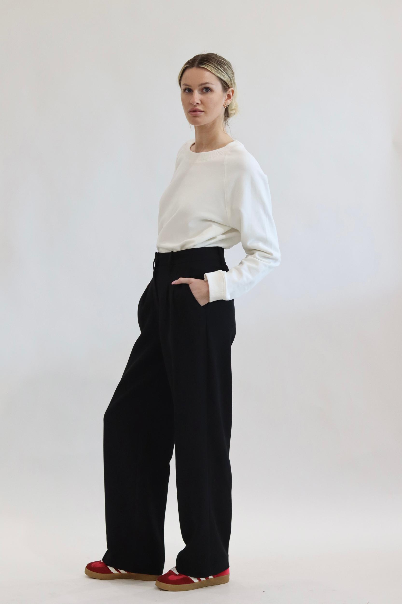 The Perfect Cotton Crew Neck Sweatshirt Product Image