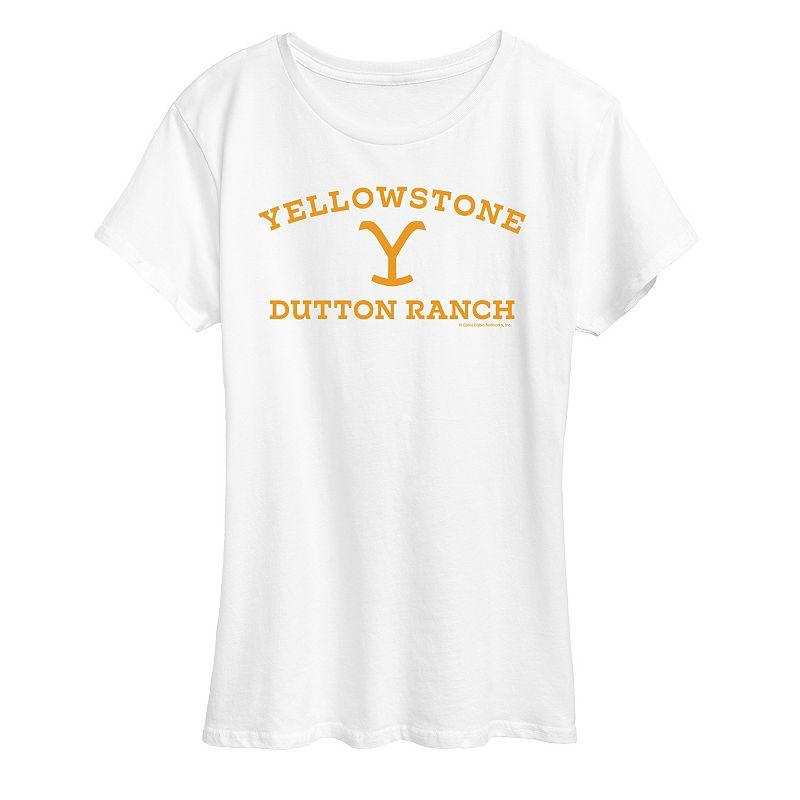 Women's Yellowstone Y Dutton Ranch Logo Graphic Tee, Girl's,  Product Image