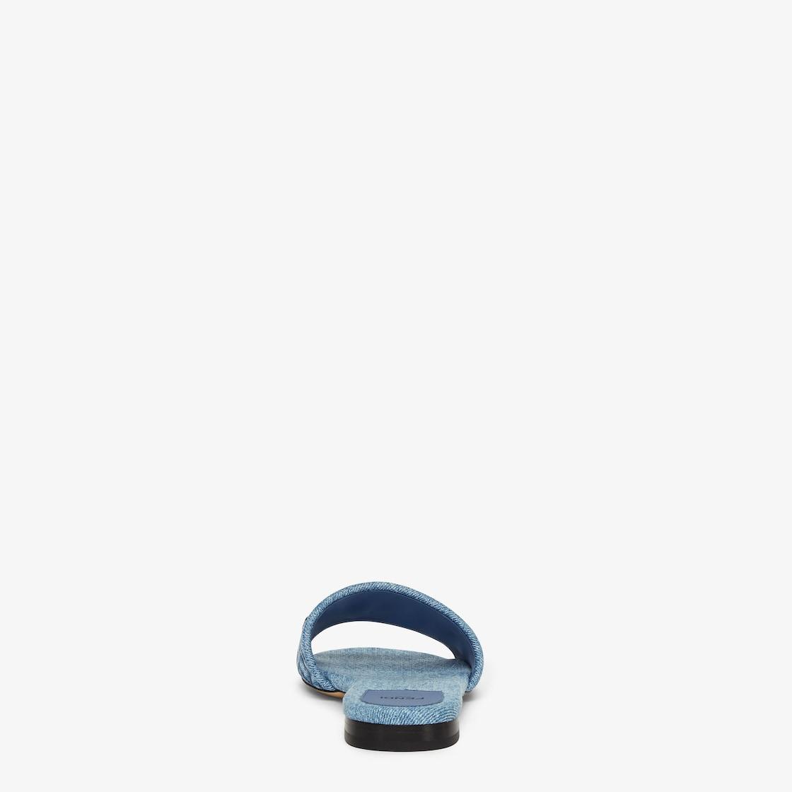 SignatureBlue denim slides Product Image