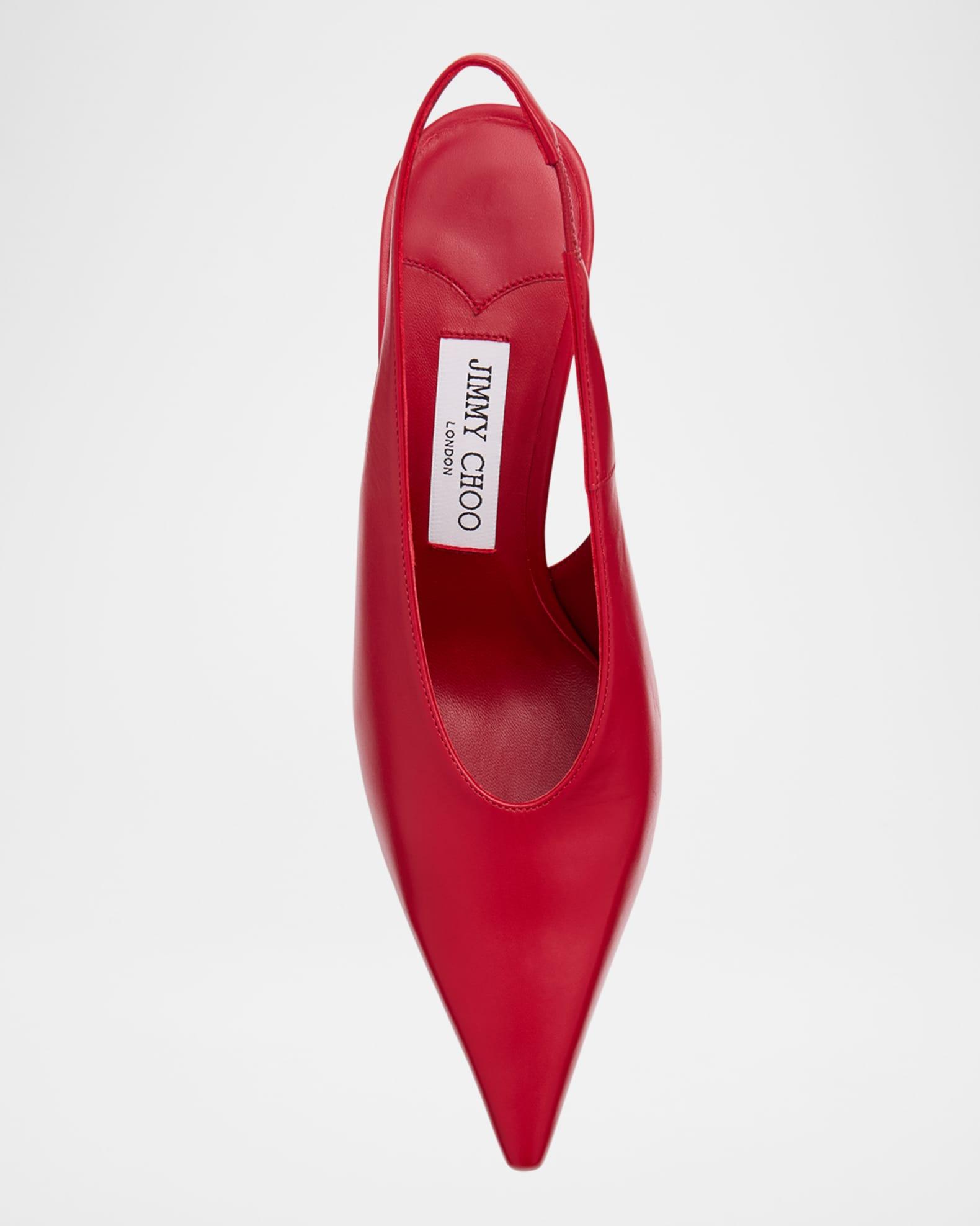 Isa Leather Slingback Pumps Product Image