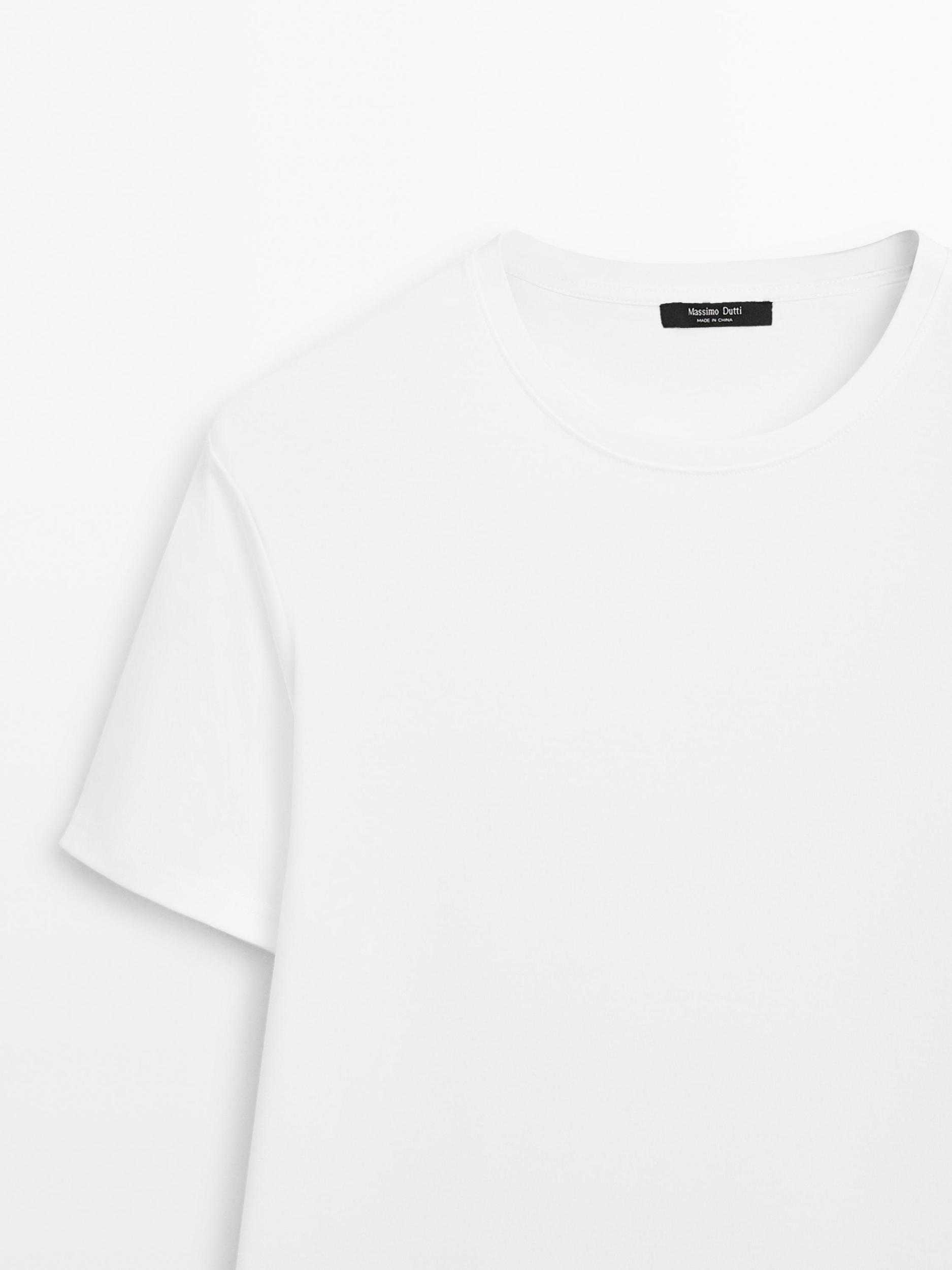 100% mercerised cotton T-shirt Product Image