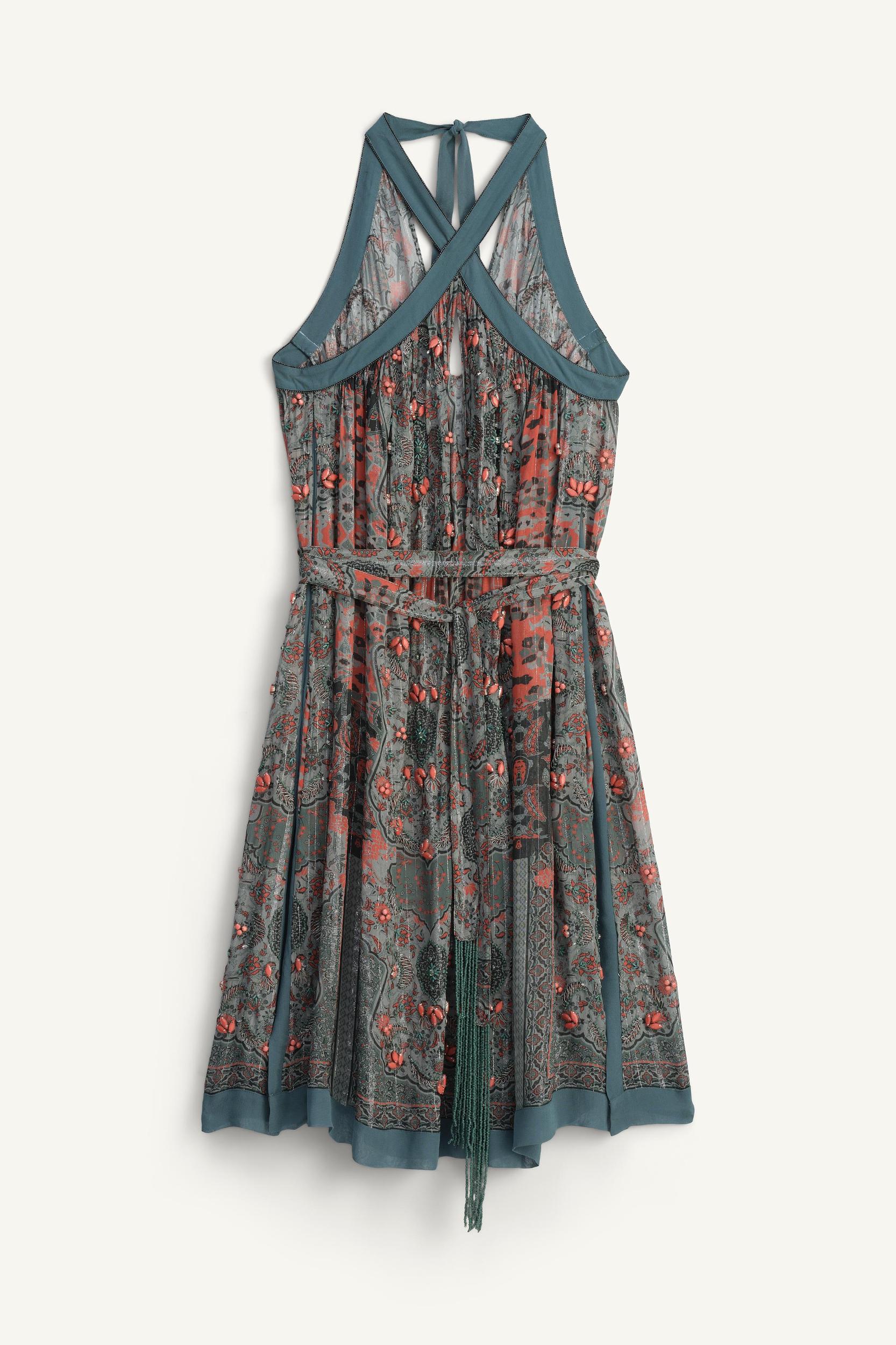 LIMITED EDITION PRINT HALTER DRESS Product Image