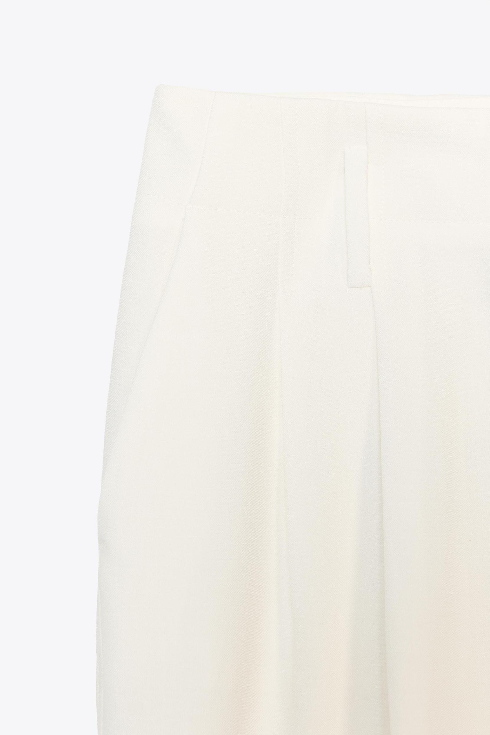 PLEATED WIDE LEG PANTS Product Image