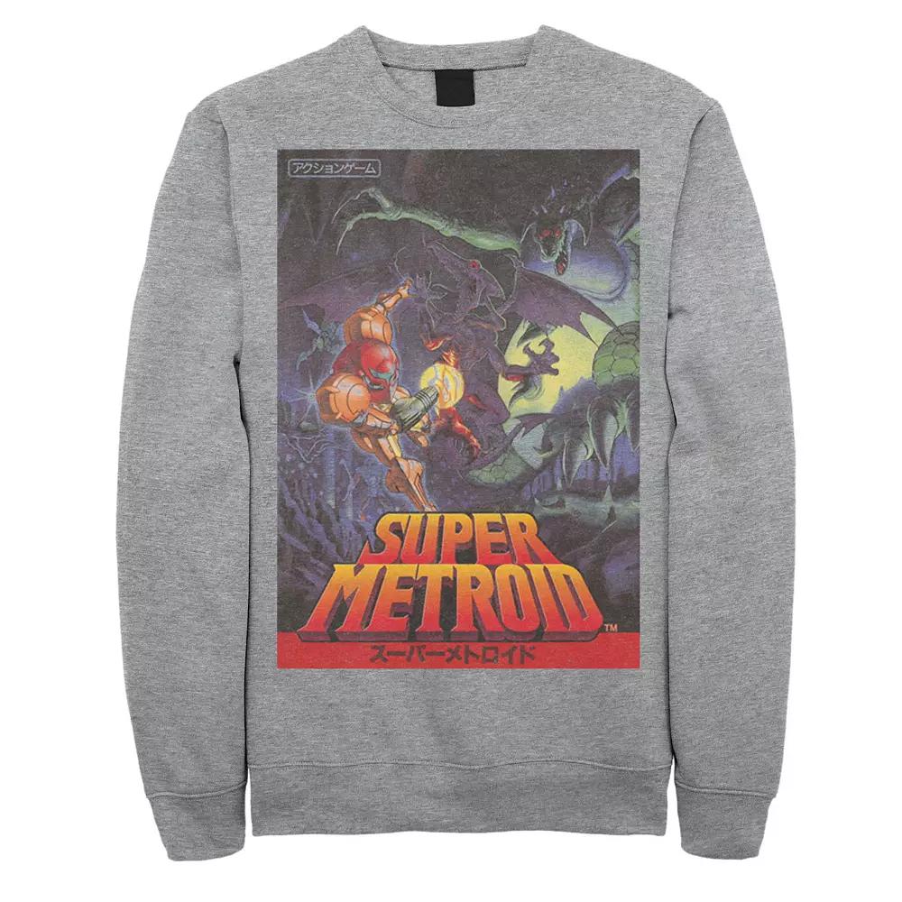 Men's Nintendo Samus Super Metroid Cover Sweatshirt,  Product Image