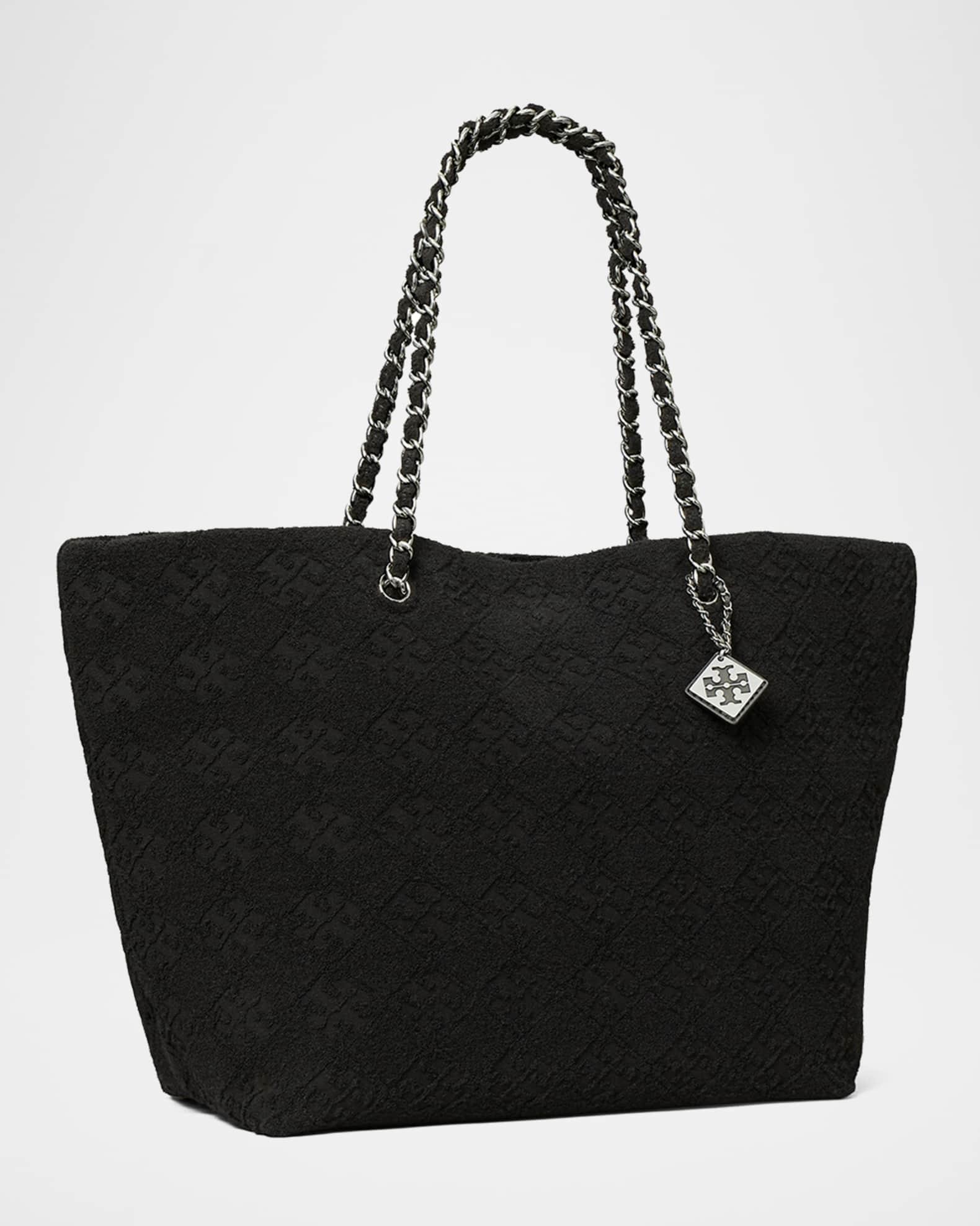 Ella T Monogram Terry Tote Bag Product Image