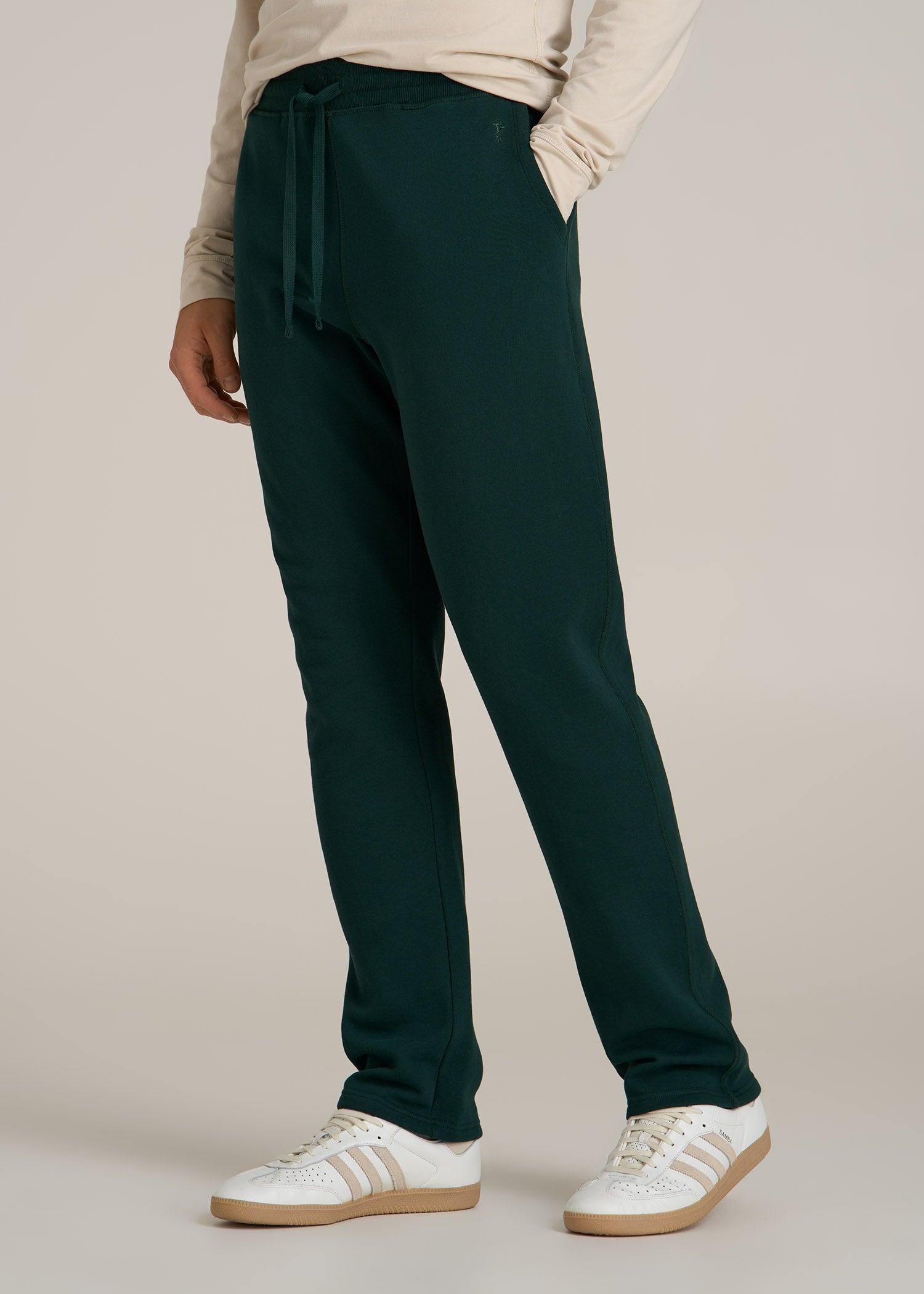 Wearever 2.0 Fleece Straight Leg Sweatpants for Tall Men in Rain Forest Product Image