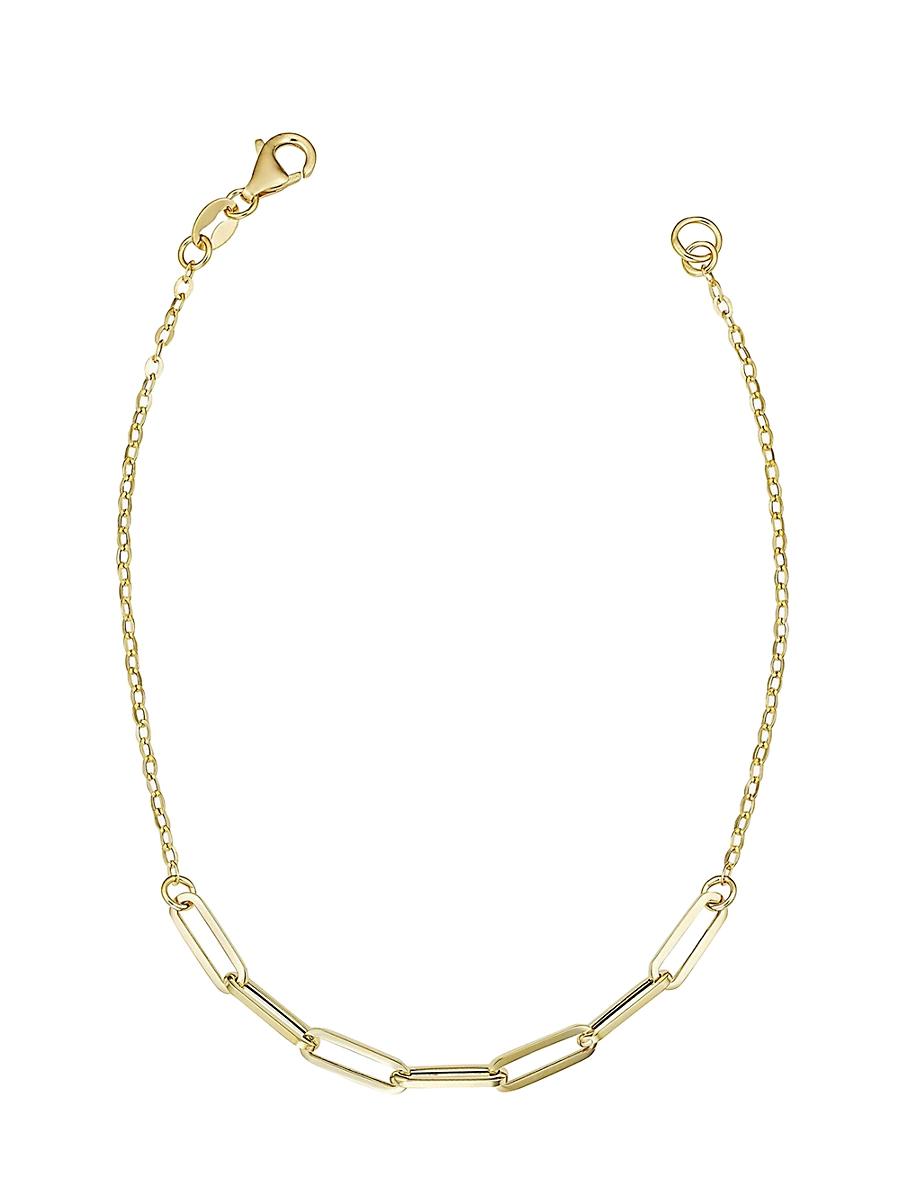 Womens 14K Yellow Gold Venice Center Cut Necklace Product Image