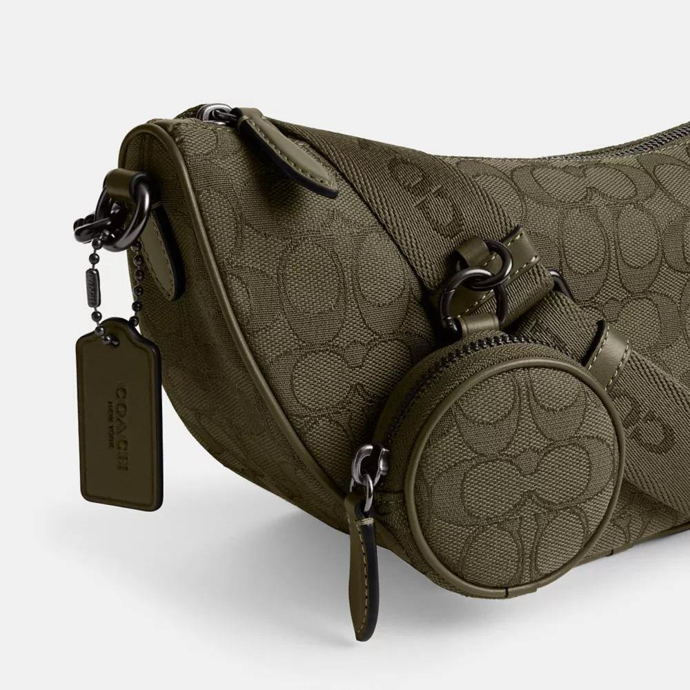 Hall Soft Sling Bag In Signature Jacquard Product Image