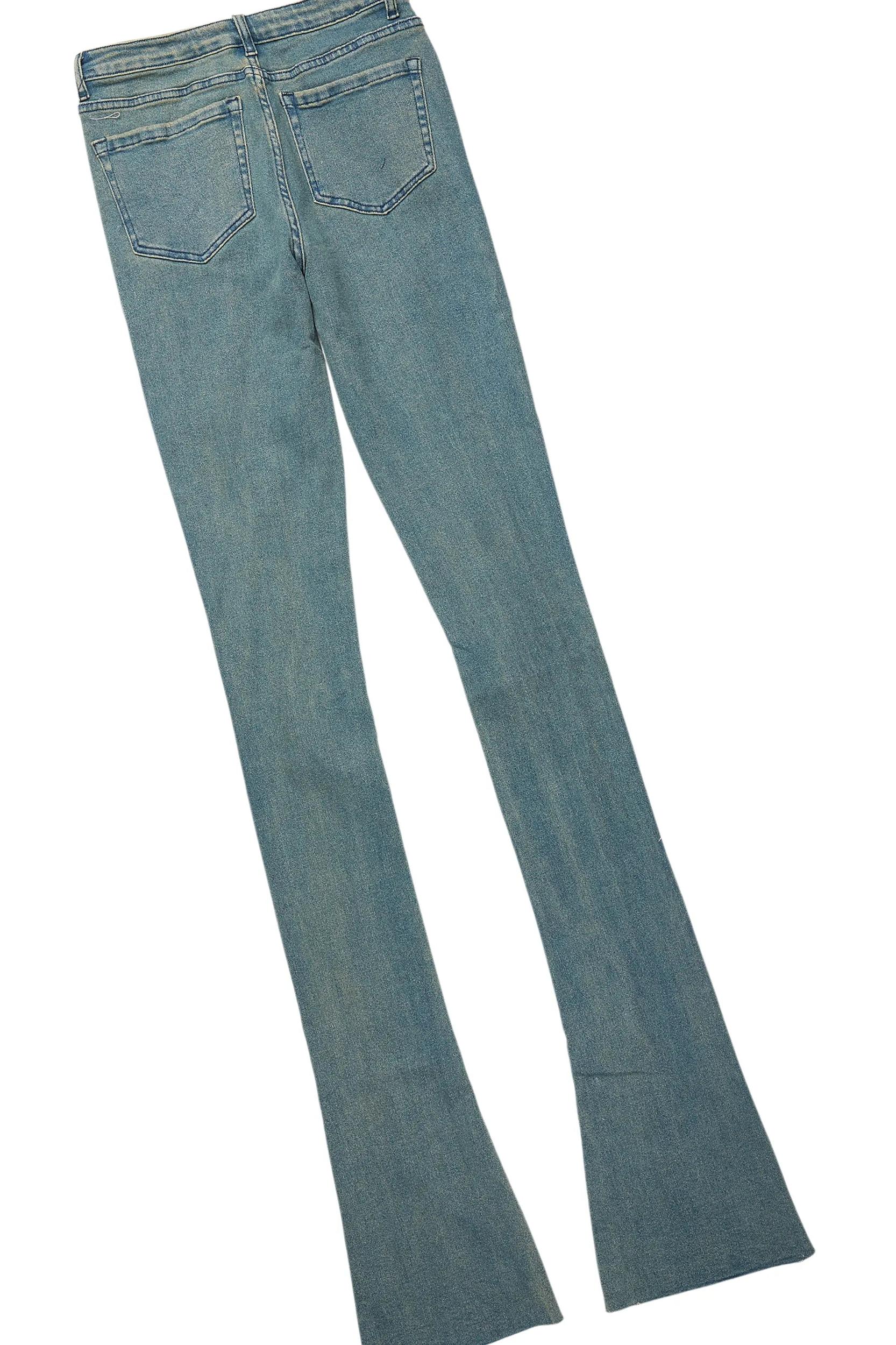 Lathisa Black/Blue T-Shirt & Jean Set Female Product Image