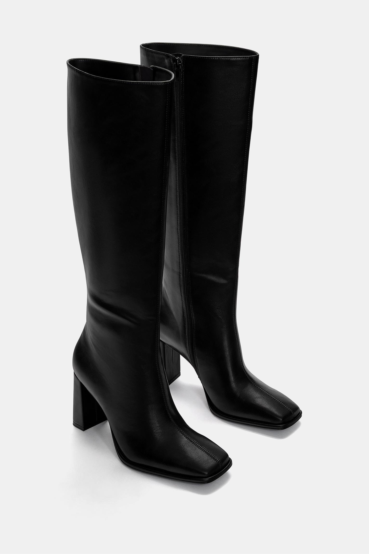 High-heeled boots Product Image