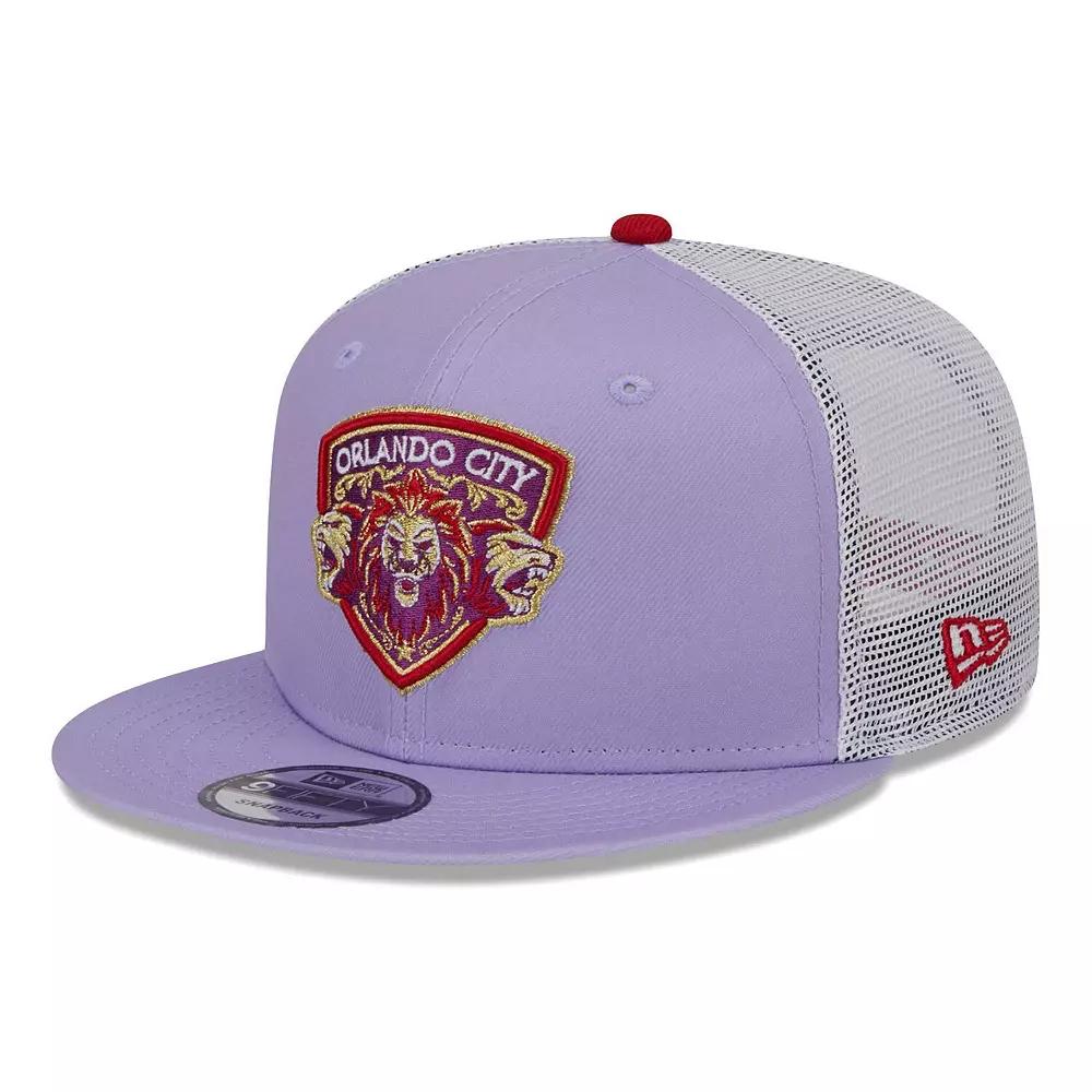 Men's New Era Purple Orlando City SC Jersey Hook Trucker 9FIFTY Snapback Hat, Orf Purple Product Image