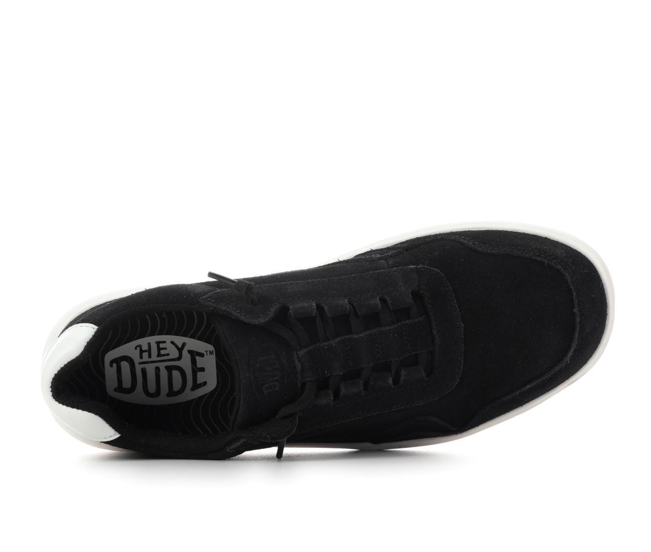 Men's HEYDUDE Hudson Suede Vintage Varsity-M Casual Shoes Product Image