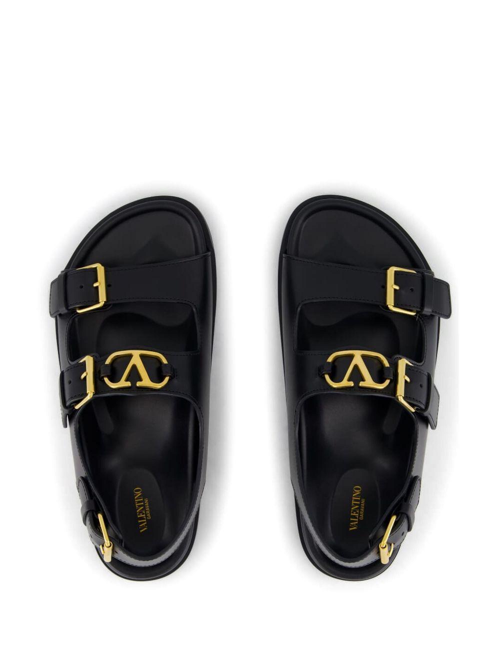 VLogo Signature buckle-detail sandals Product Image