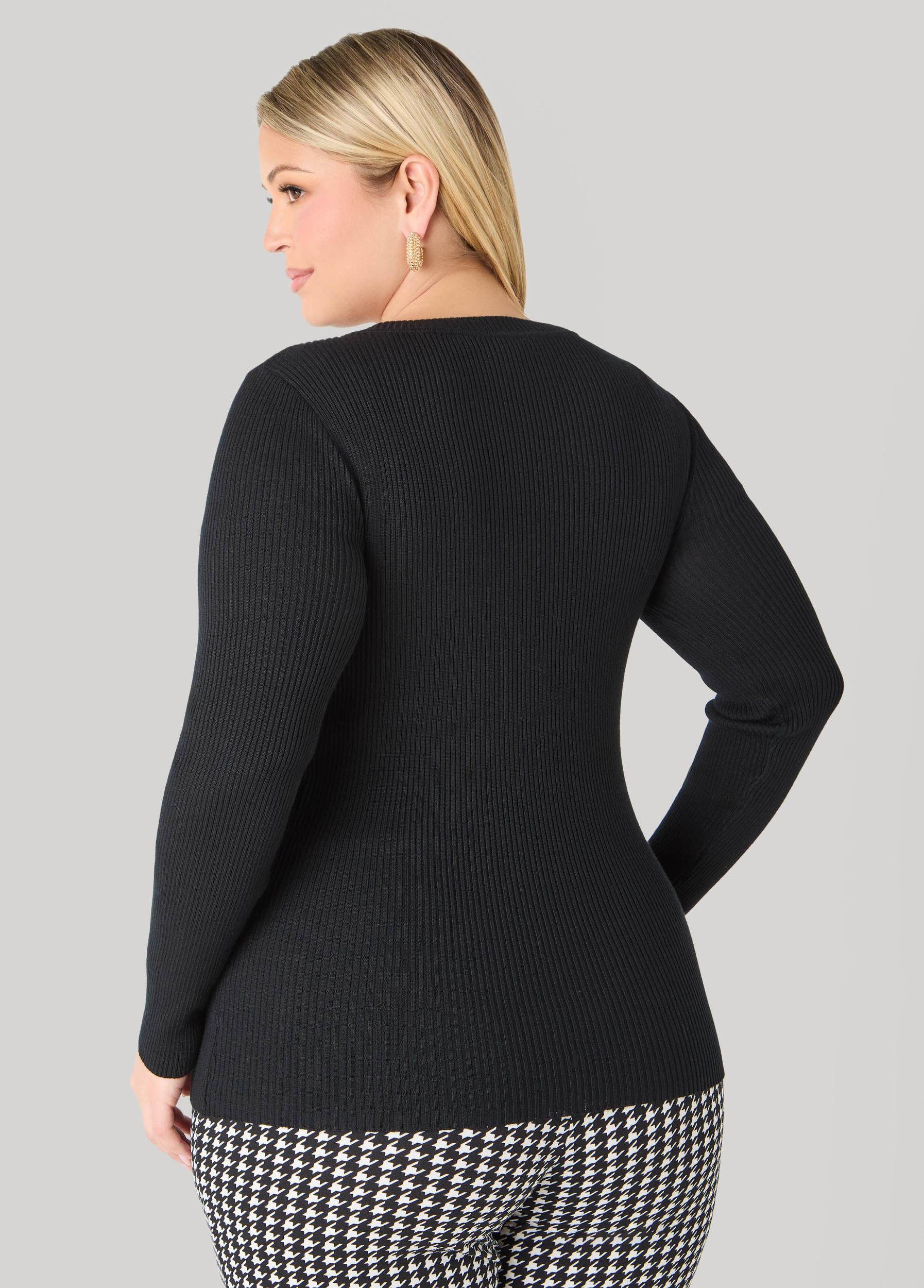 Ribbed Crewneck Sweater Product Image