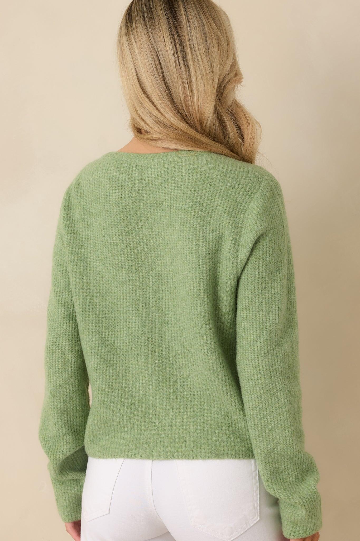 Z Supply Appletini Green Medina Rib Cardi Product Image