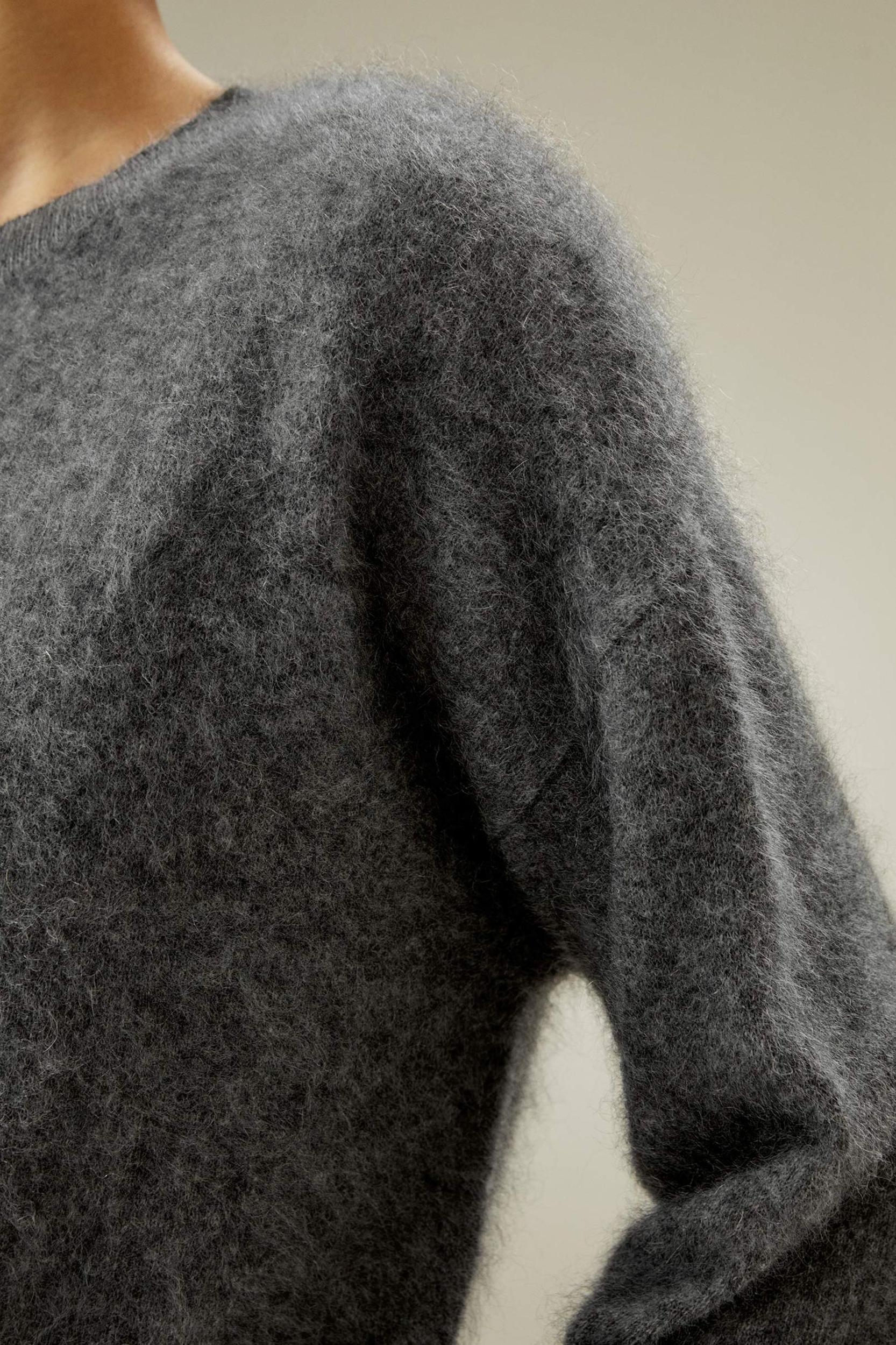 LILYSILK Womens 100 Cashmere Jumper - White Finest Cashmere - Stylish Drop Shoulder Sweater XS Product Image