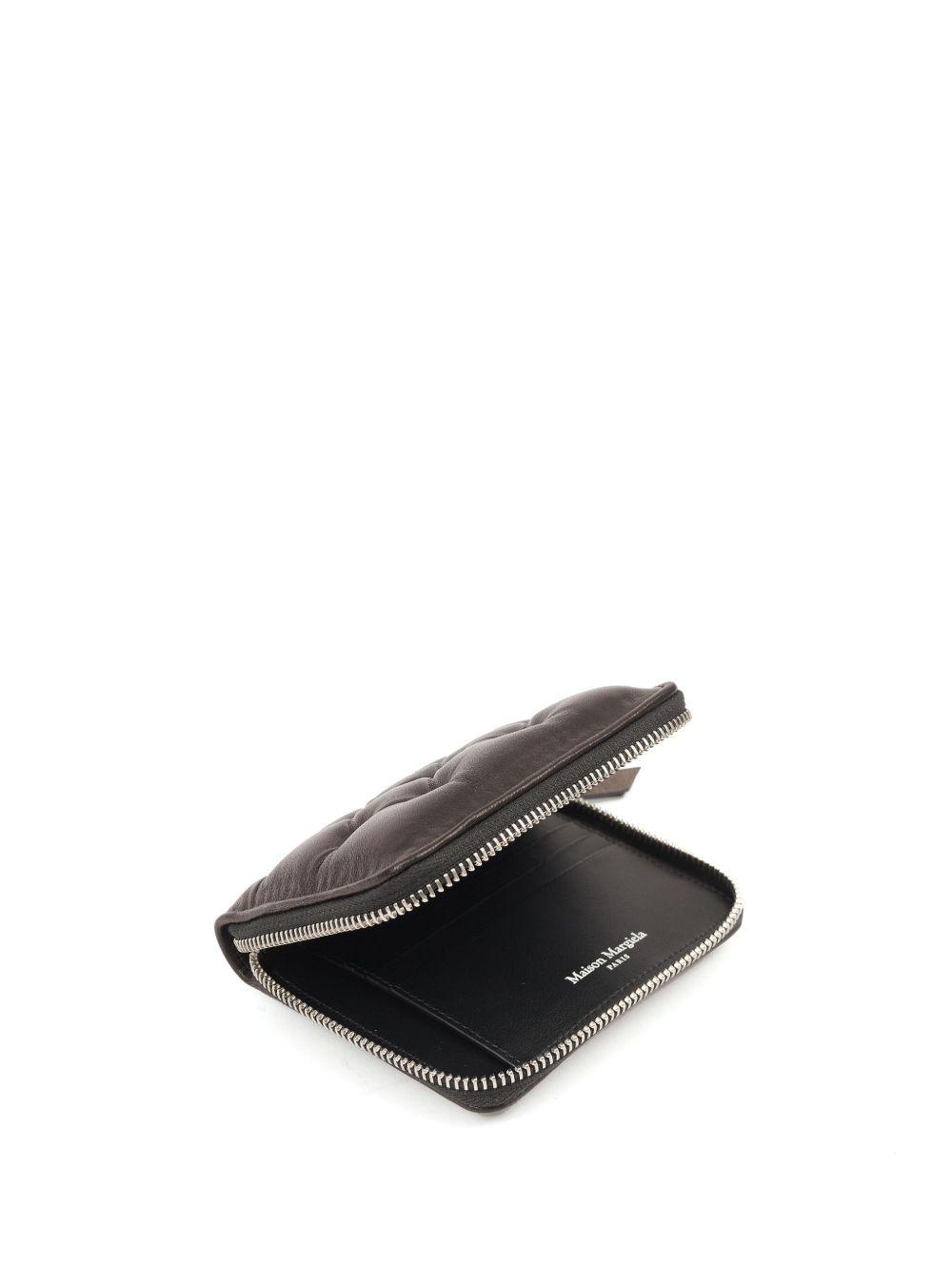 leather zip around wallet Product Image