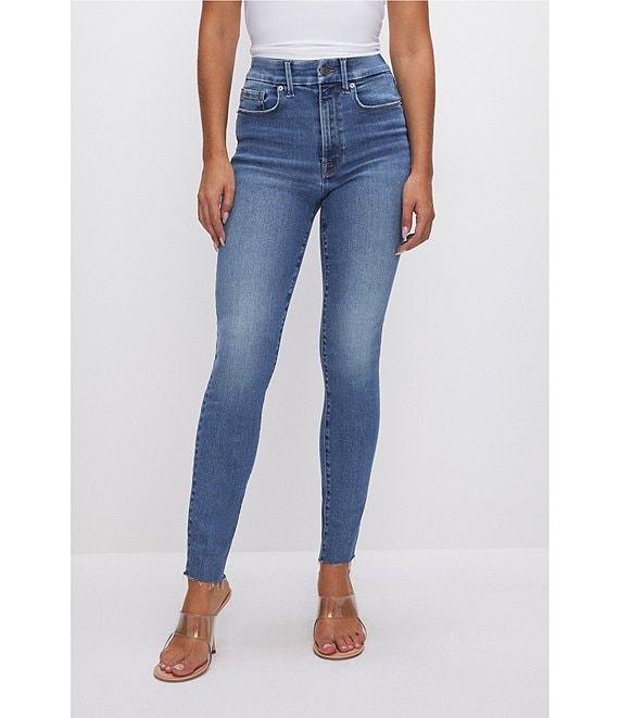 Good American Always Fits Good Waist Denim Ultra High Rise Skinny Jeans Product Image