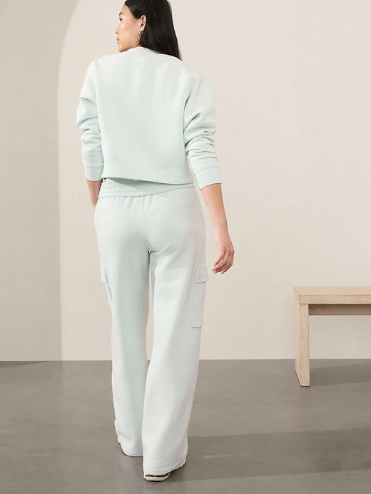 Forever Fleece Dolman Crop Sweatshirt Product Image