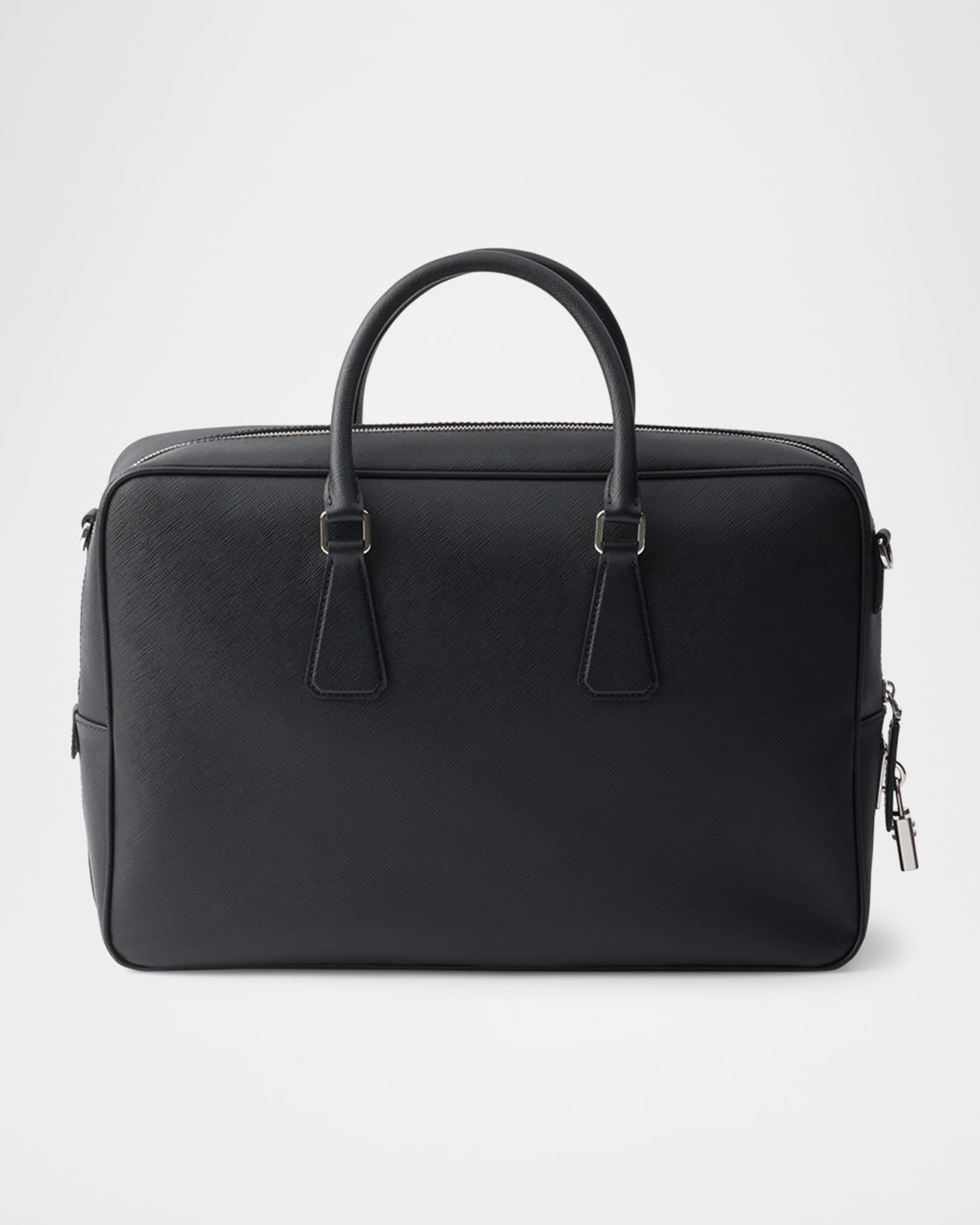 Saffiano Leather Crossbody Work Bag Product Image