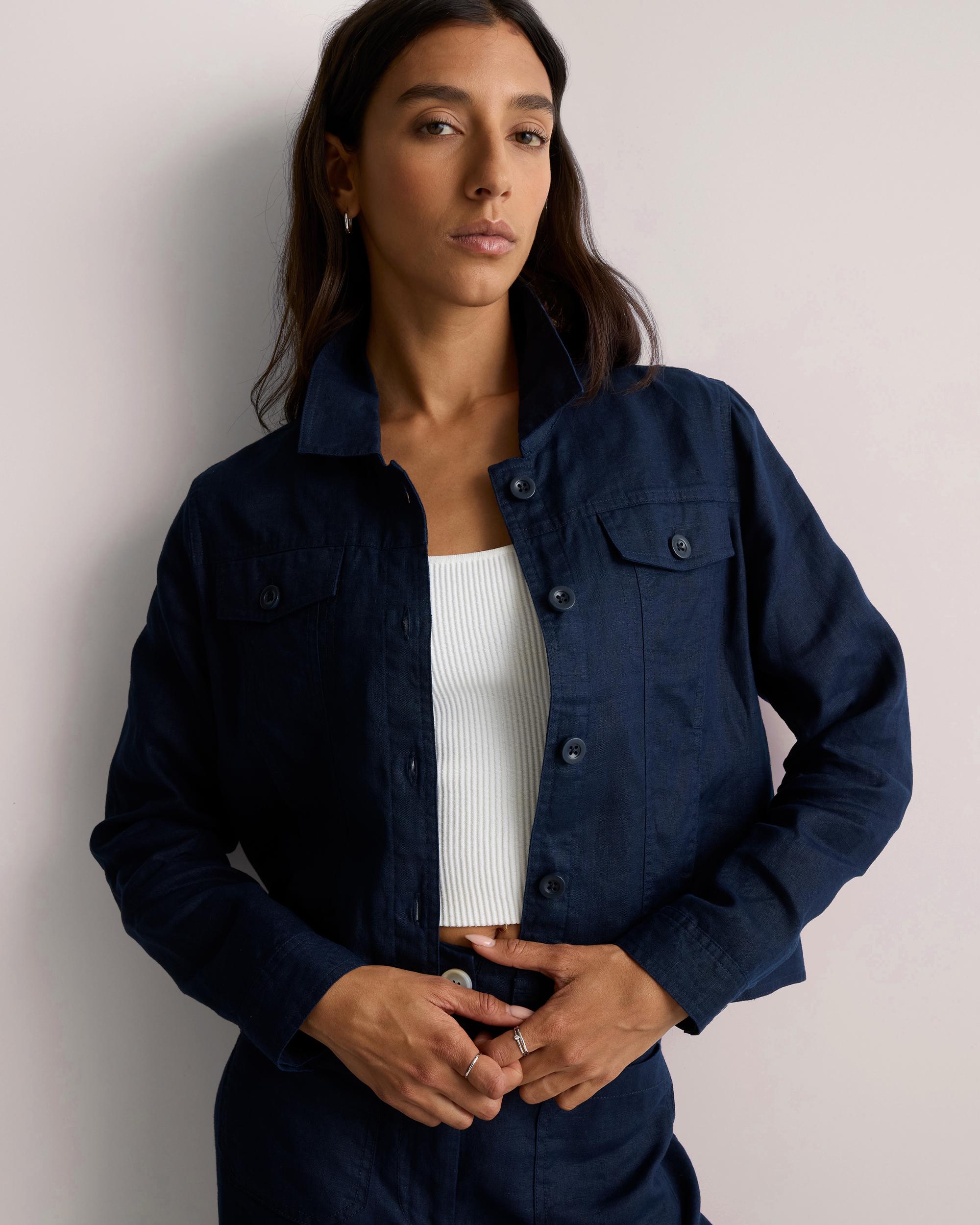 Quince | Women's 100% European Linen Jacket Product Image
