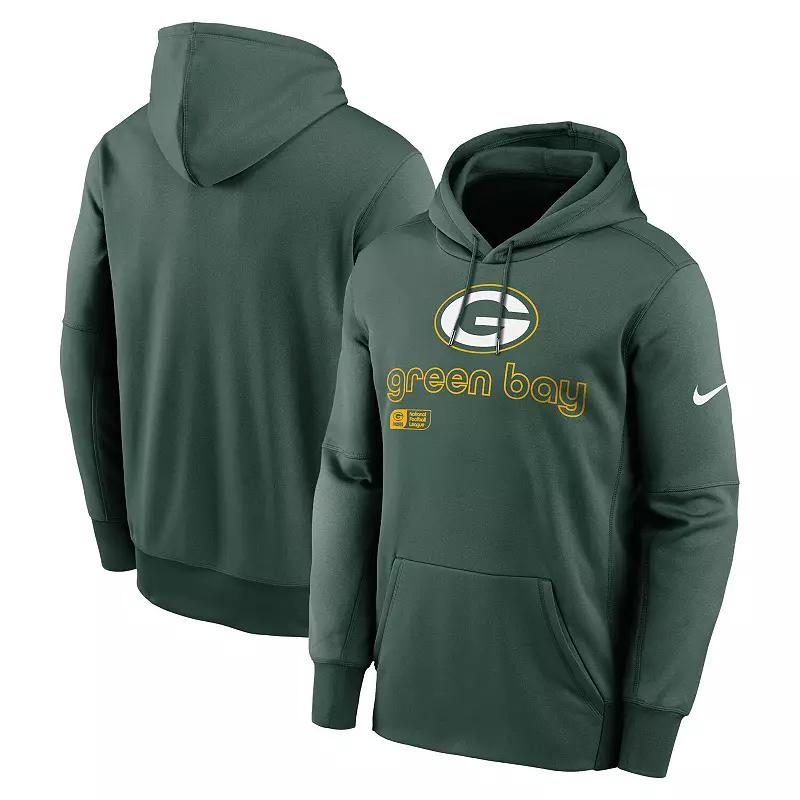 Men's Nike Green Green Bay Packers Performance Pullover Hoodie,  Product Image