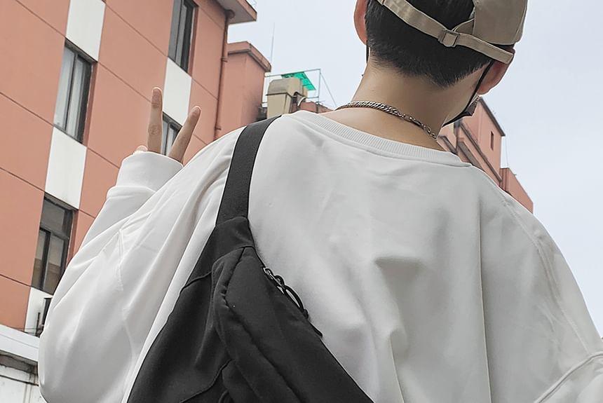 Multi-Pocket Belt Bag / Badge / Bag Charm / Set Product Image