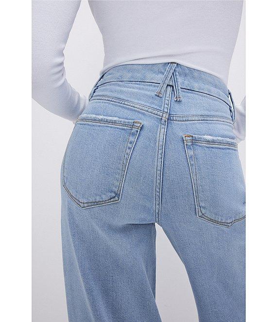 Good American Good Skate Wide Leg Jeans Product Image