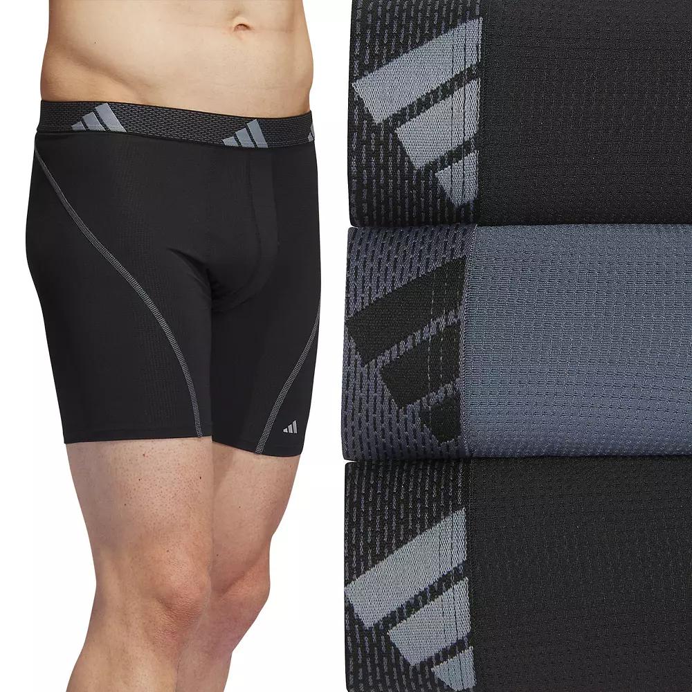 Men's adidas 3-pack Sport Performance Mesh 5" Boxer Briefs,  Product Image