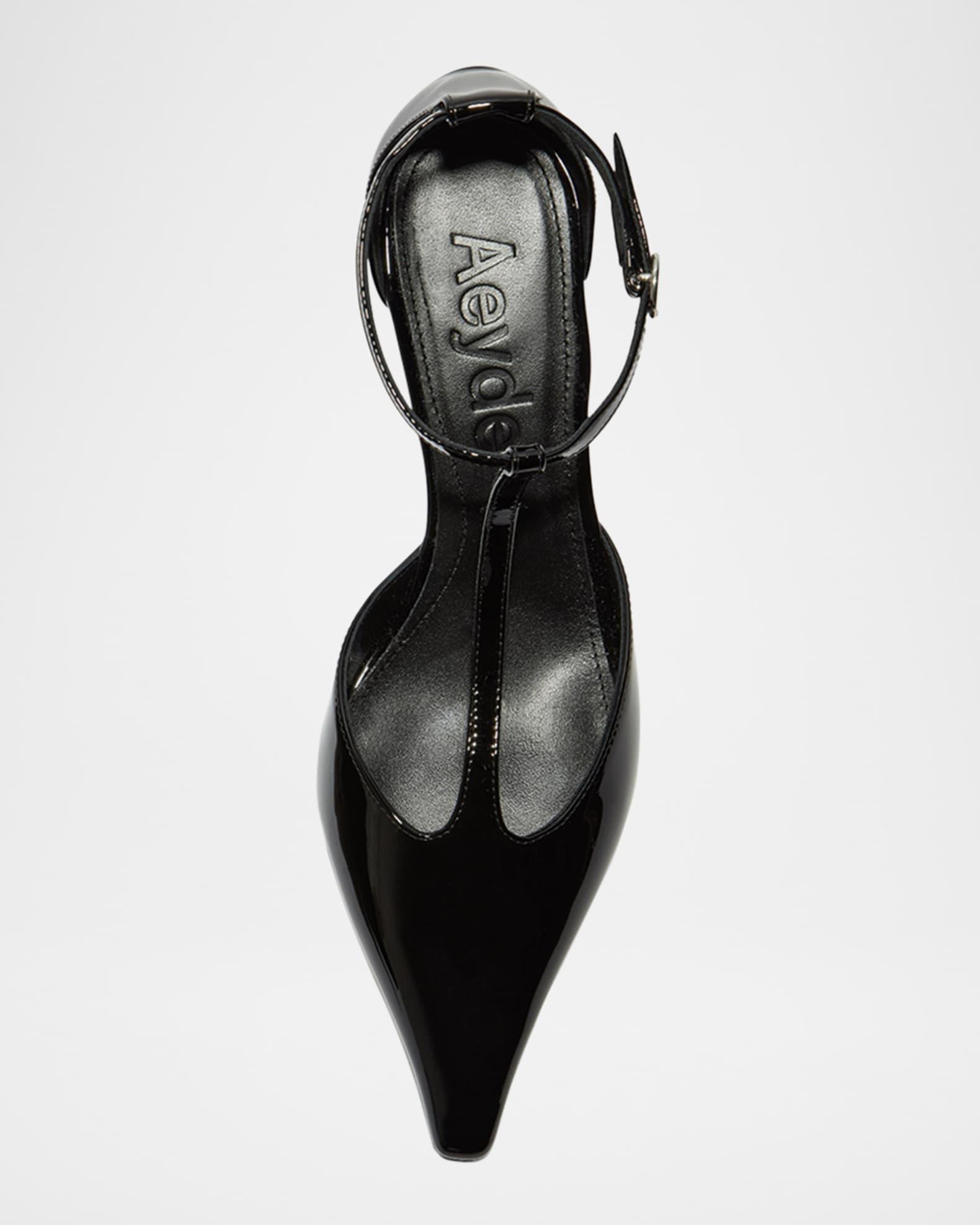 Liz Patent Leather T-Strap Pumps Product Image