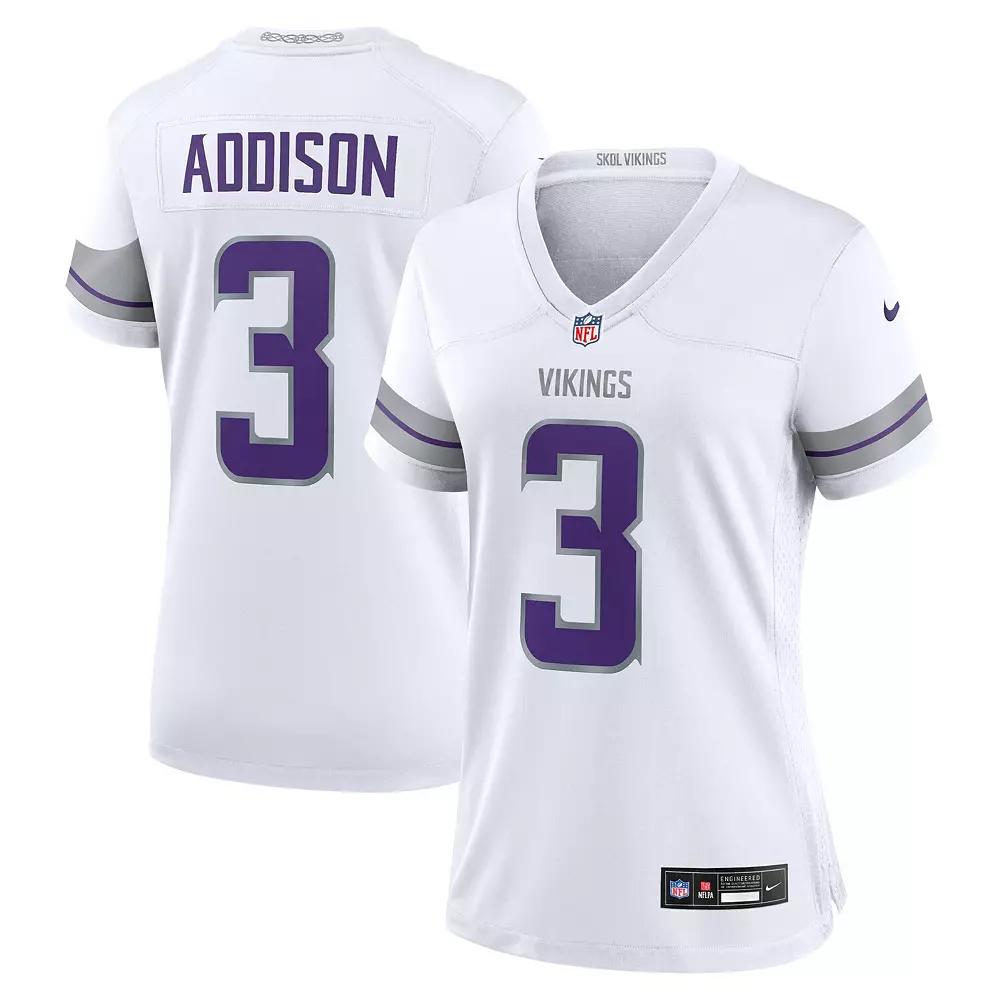 Jordan Addison Minnesota Vikings Nike Womens NFL Game Football Jersey | 67NW0BAZ9MF-00X Product Image