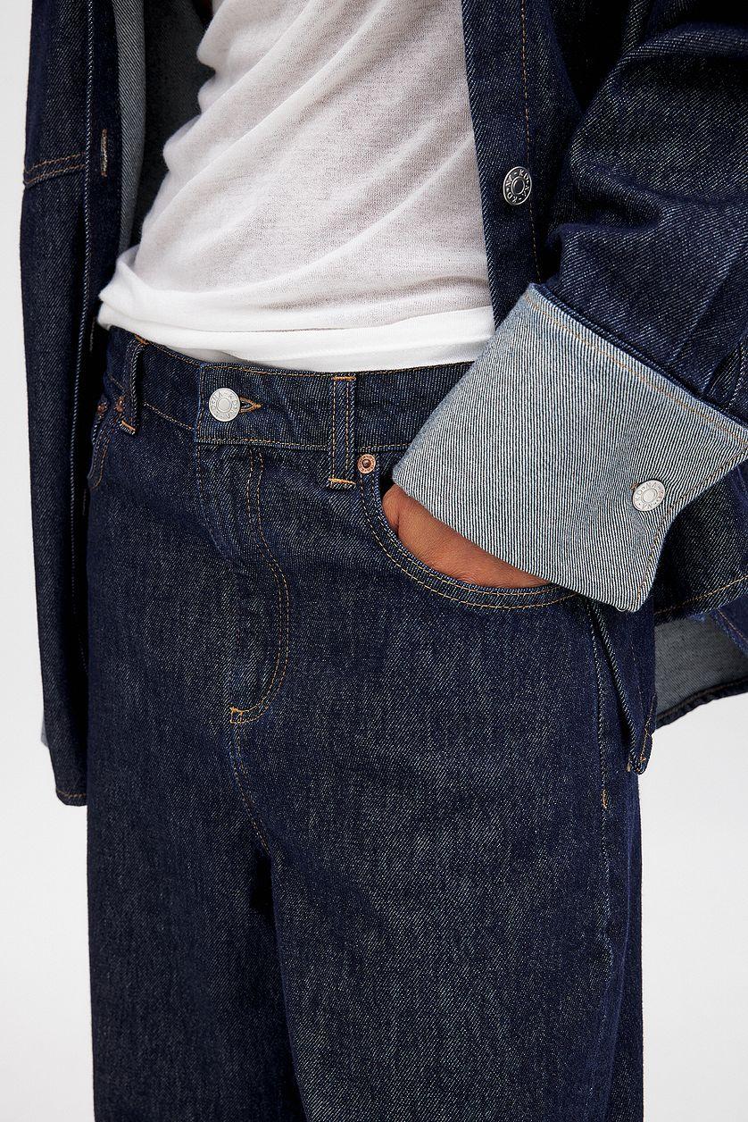 Fold Up Loose Denim Blue Product Image