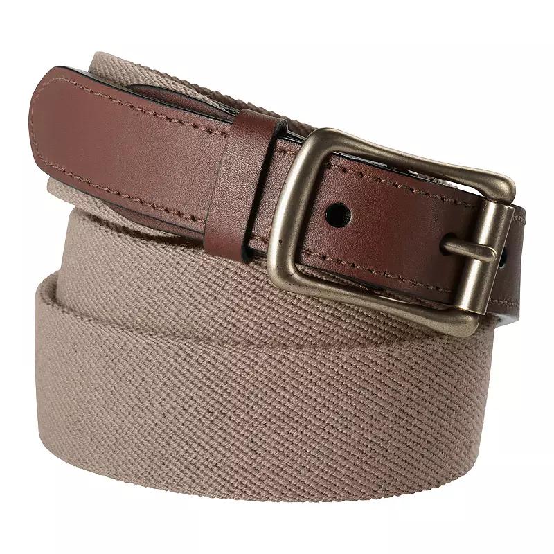 Men's Lands' End Elastic Surcingle Belt, Size: 42, Green Product Image