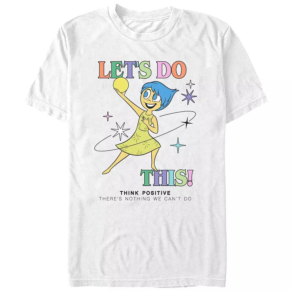 Disney / Pixar's Inside Out 2 Let's Do This Think Positive Men's Graphic Tee,  Product Image