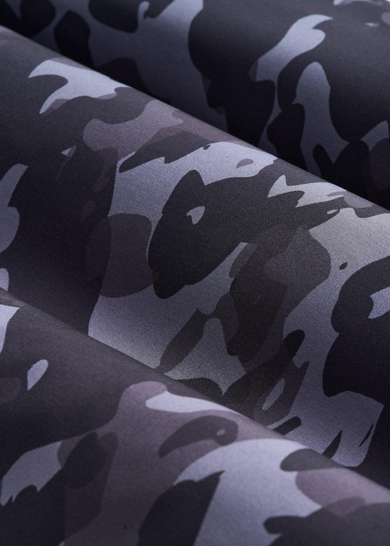 Featherweight Perforated Training Shorts for Tall Men in Black Male Product Image