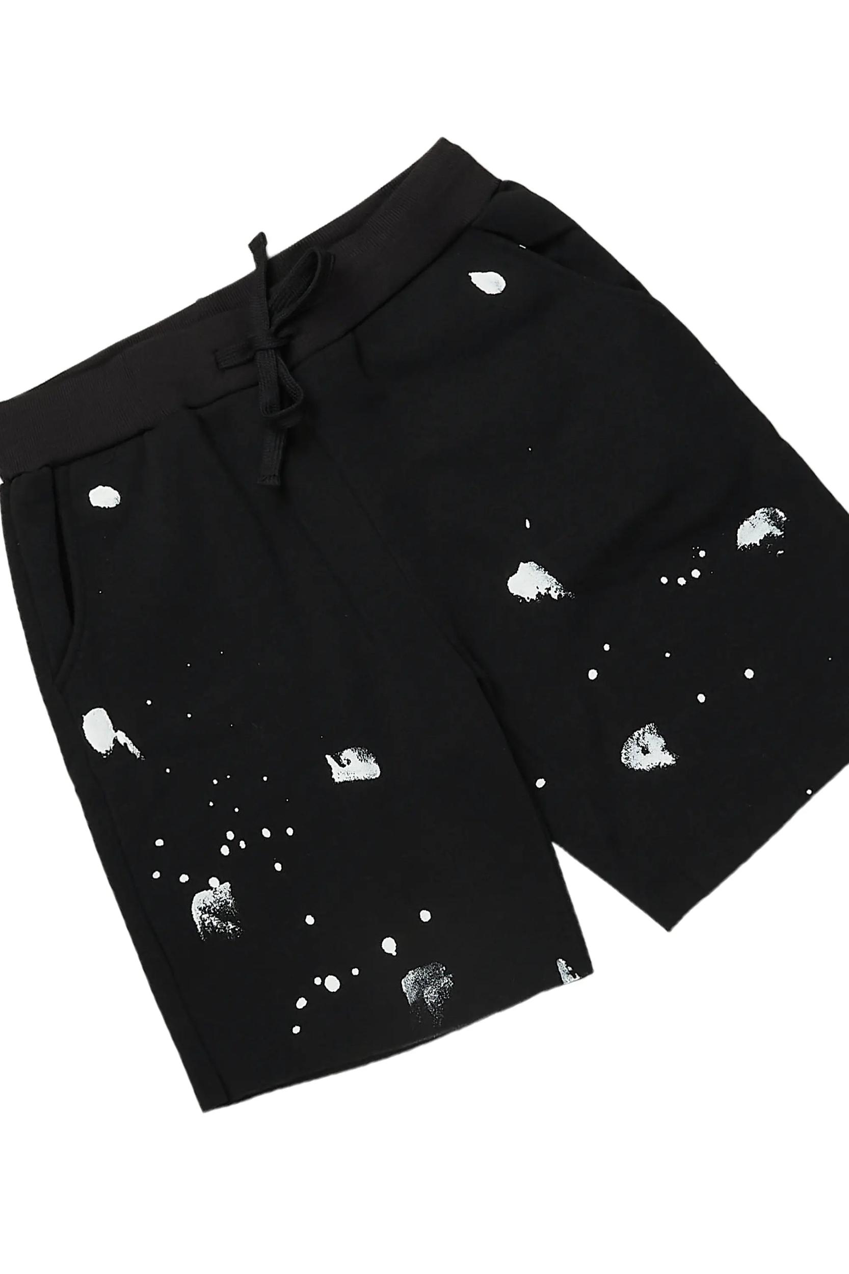 Just Between Us Black Short Set Female Product Image