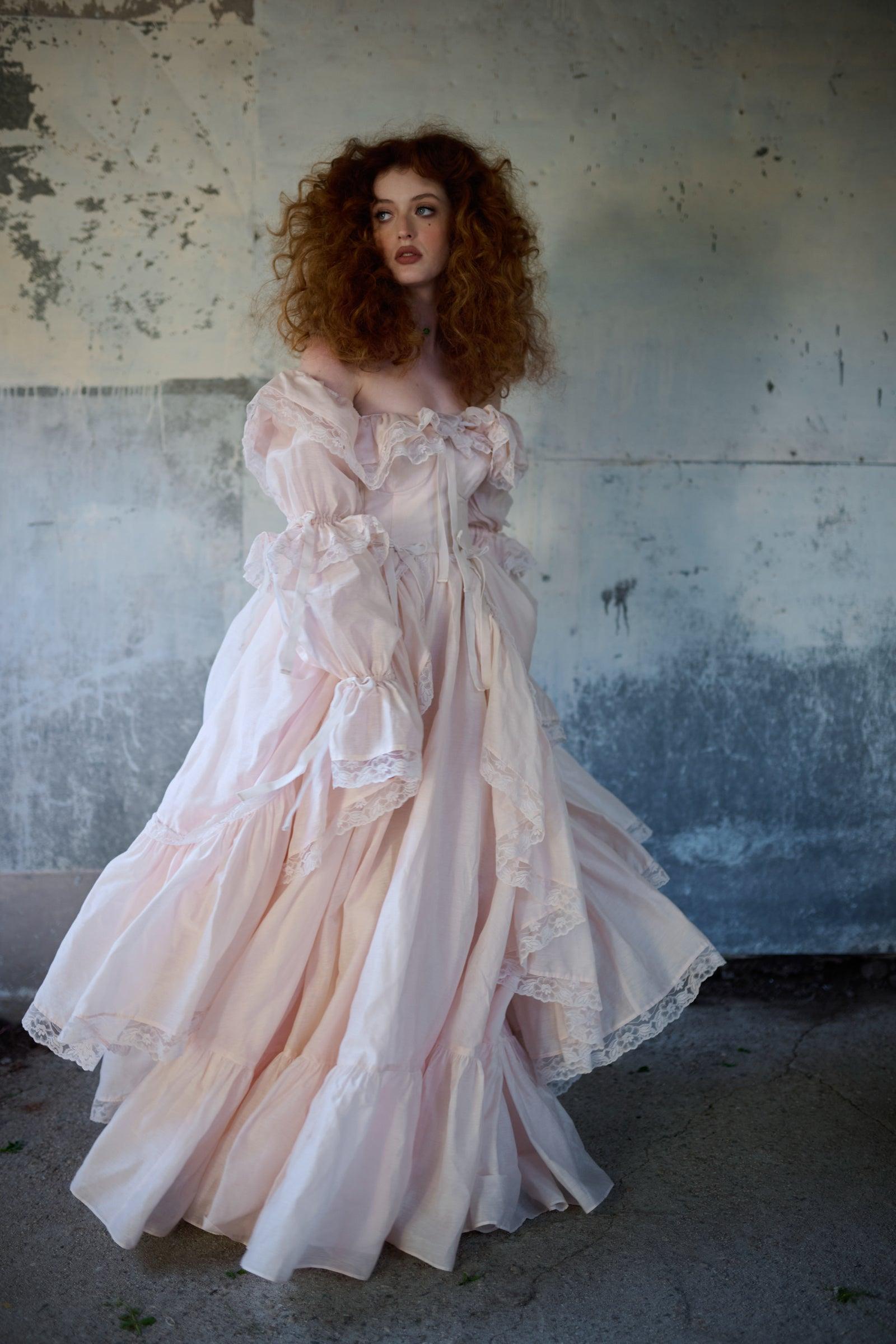 The Blush Silk Organdy Waltz Gown Product Image