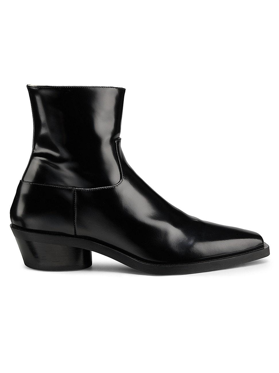 Womens Bronco 40MM Calfskin Ankle Boots Product Image