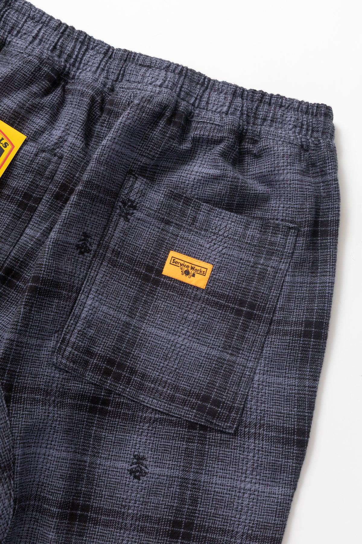 Service Works - Thistle Plaid Chef Pants - Black Product Image
