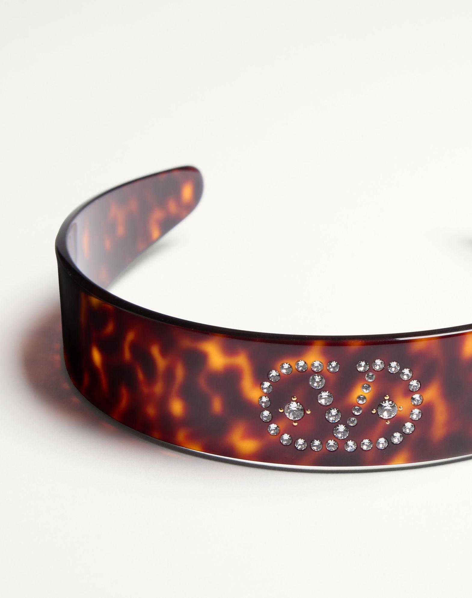 Vlogo Signature Headband In Resin, Metal And Crystals Product Image
